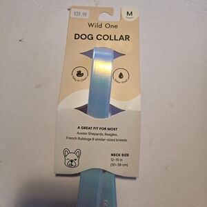 Wild One Dog Collar Holographic White Solar NEW NIB NIP